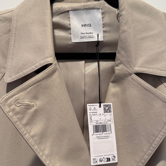 Mango oversized trench coat zara aritzia abercrombie frankie shop theory ASOS - Picture 9 of 10